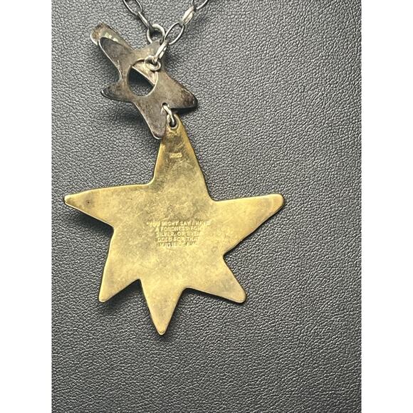 Robert Lee Morris Gold Star Necklace - Picture 9 of 9